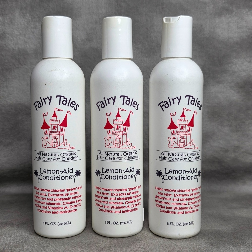 (X3) Fairy Tales Swimmer Conditioner for Kids - 8 oz Lemon-Aid Conditioner